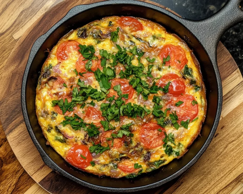 Frittata Recipe with Mixed Veggies (Easy Baked)