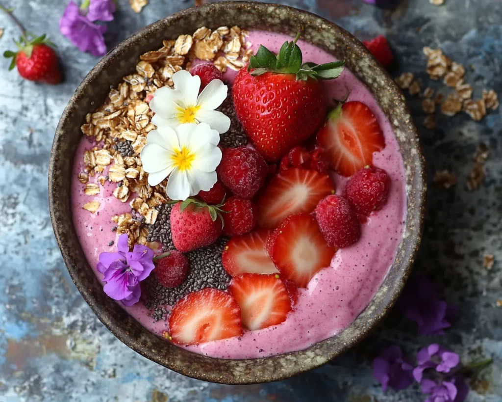 Mother’s Day Strawberry Smoothie Bowl