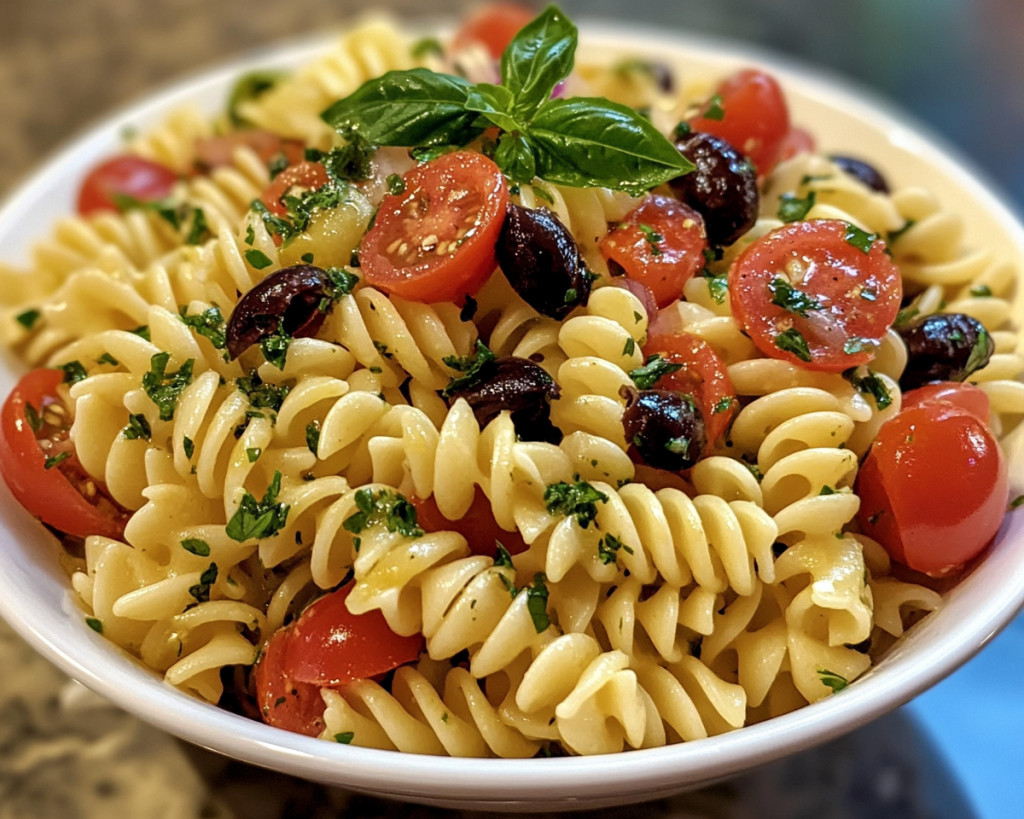 Light Pasta Salad with Olive Oil