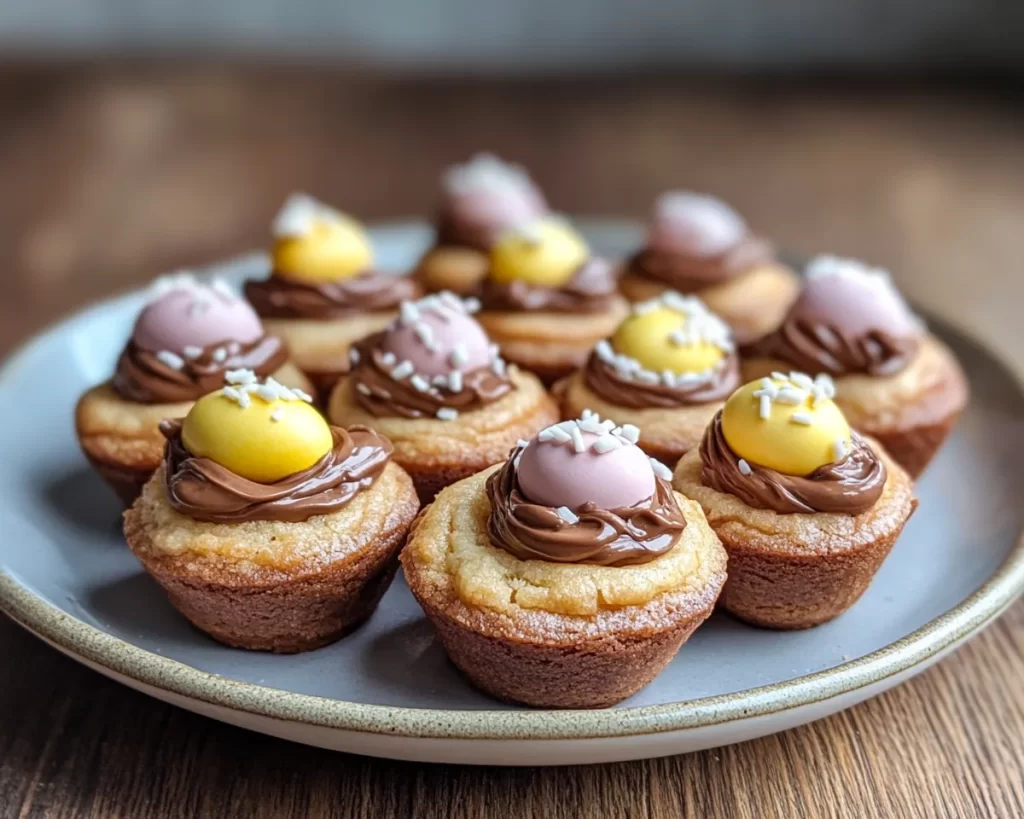 Cadbury Egg Cookies: Mini Egg Cookie Cups