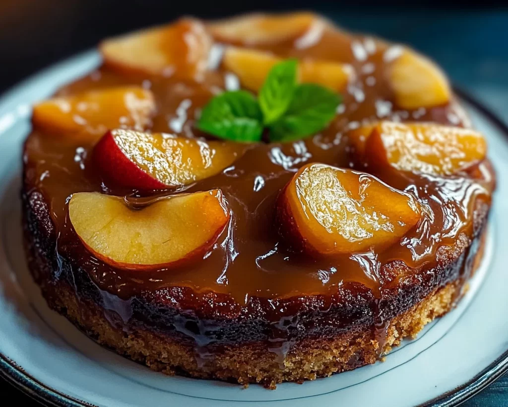 Delicious Caramel Apple Upside Down Cake Recipe