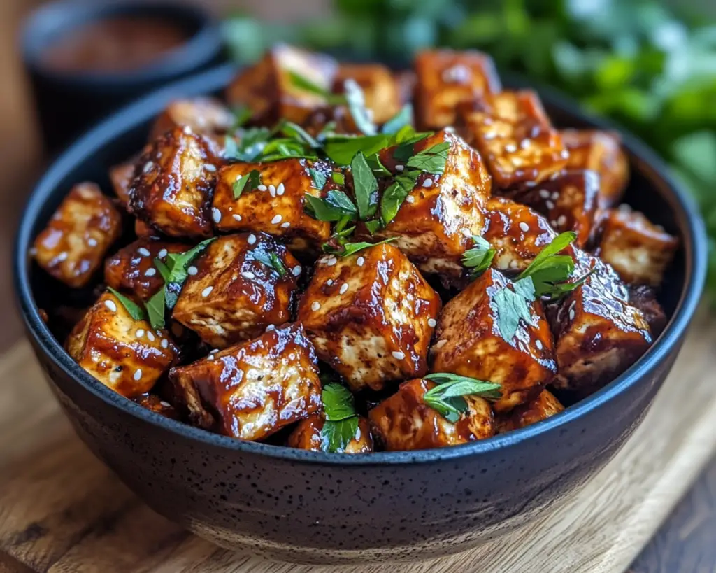 BBQ Tofu (Oven-Baked or Air Fryer Recipe)