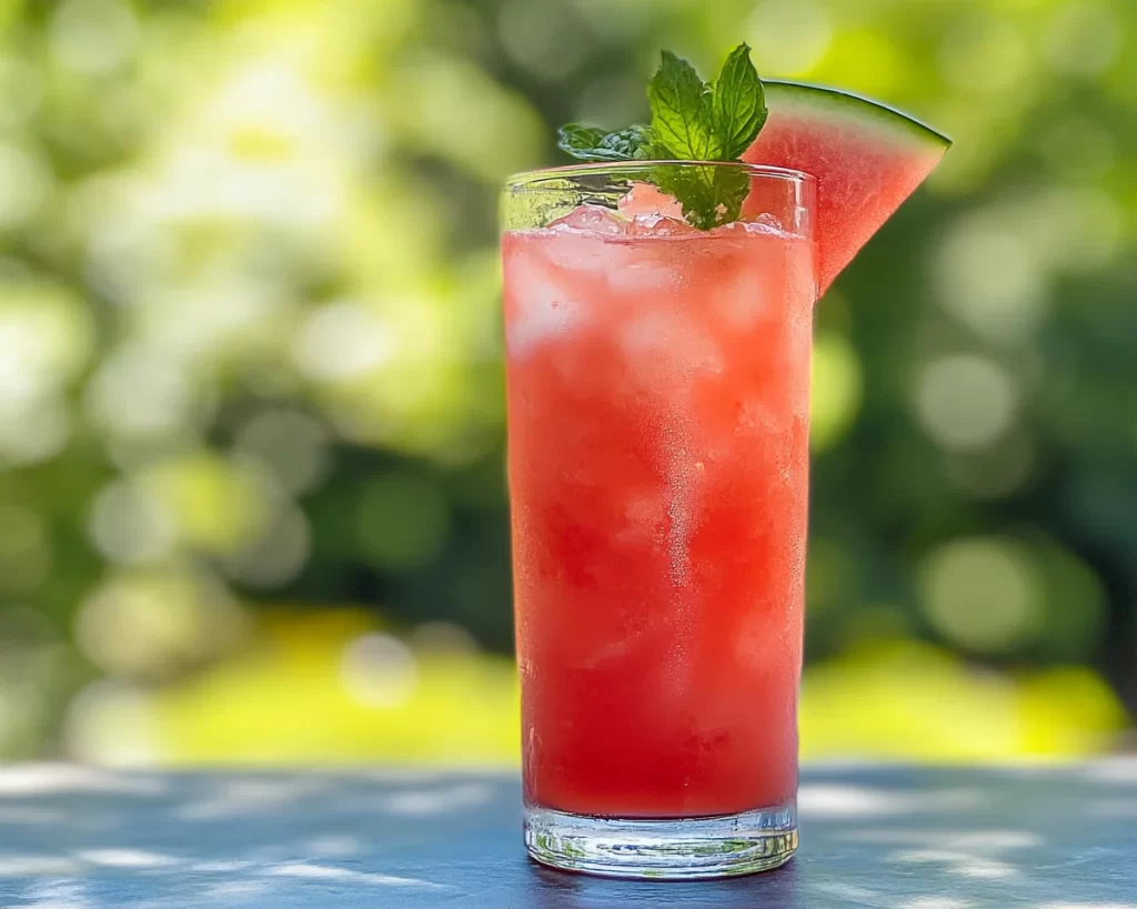 Summer Drinks Nonalcoholic: Watermelon Lemonade Cooler
