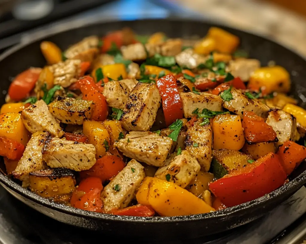 Healthy Turkey and Veggie Skillet