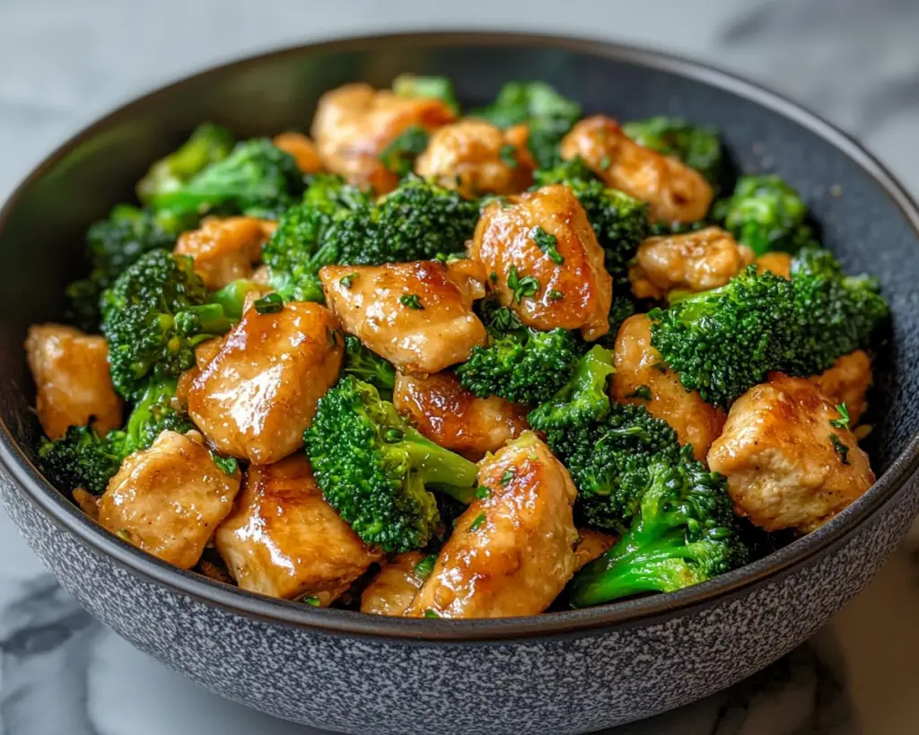 Garlic Butter Chicken with Broccoli