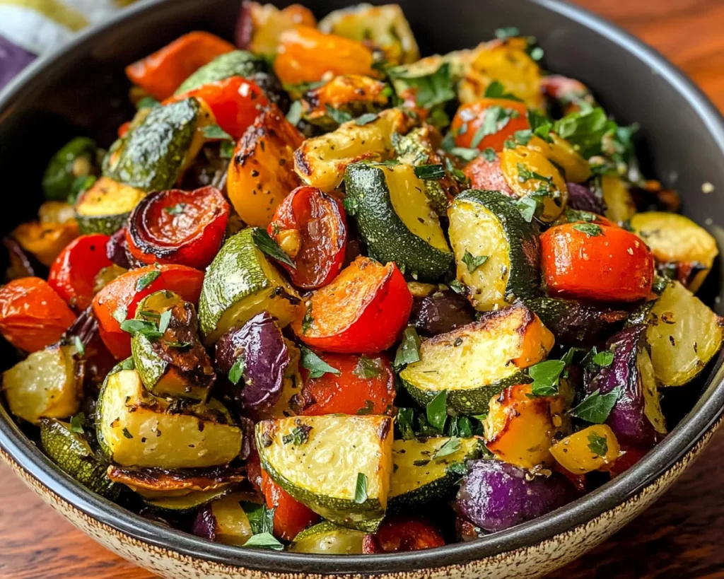 Irresistible Mediterranean Roasted Vegetables Salad