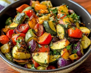 Irresistible Mediterranean Roasted Vegetables Salad