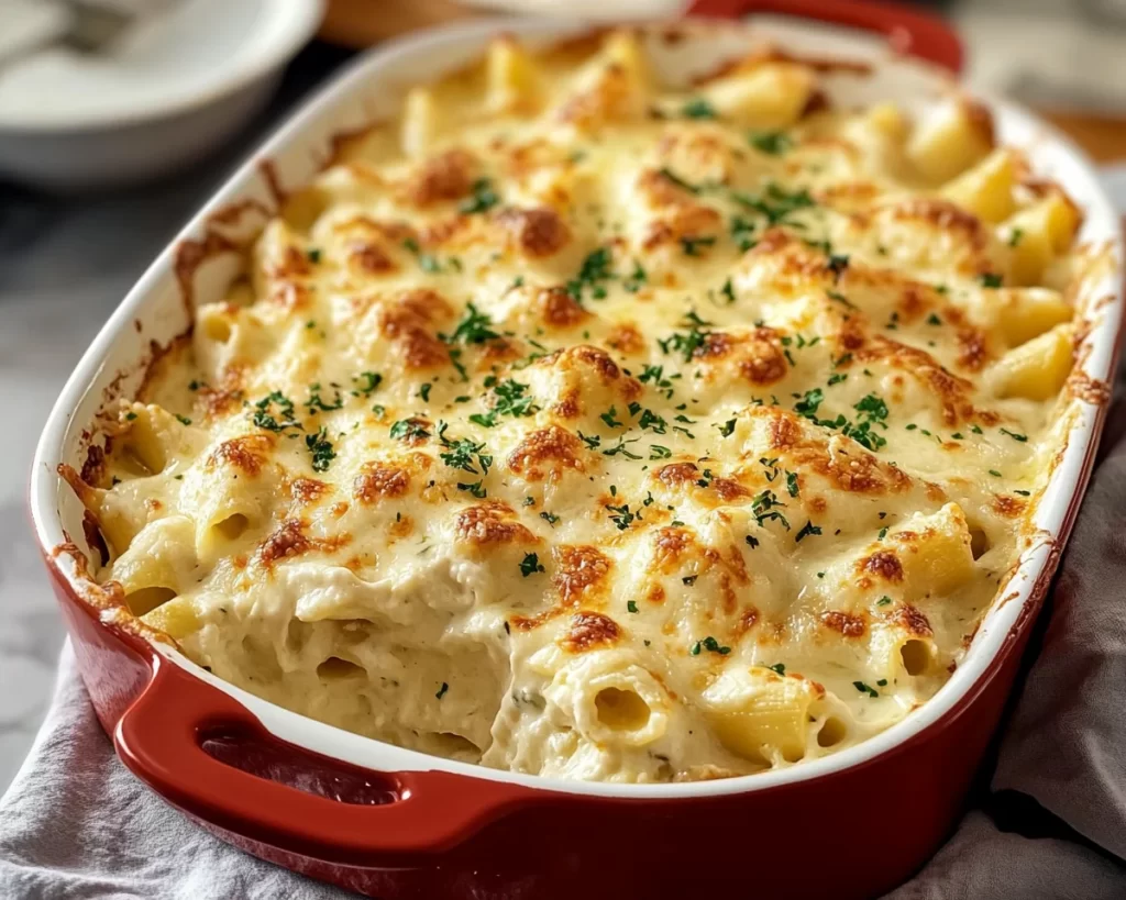 The Most Addictive Alfredo Casserole You'Ll Make!
