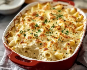 The Most Addictive Alfredo Casserole You'Ll Make!