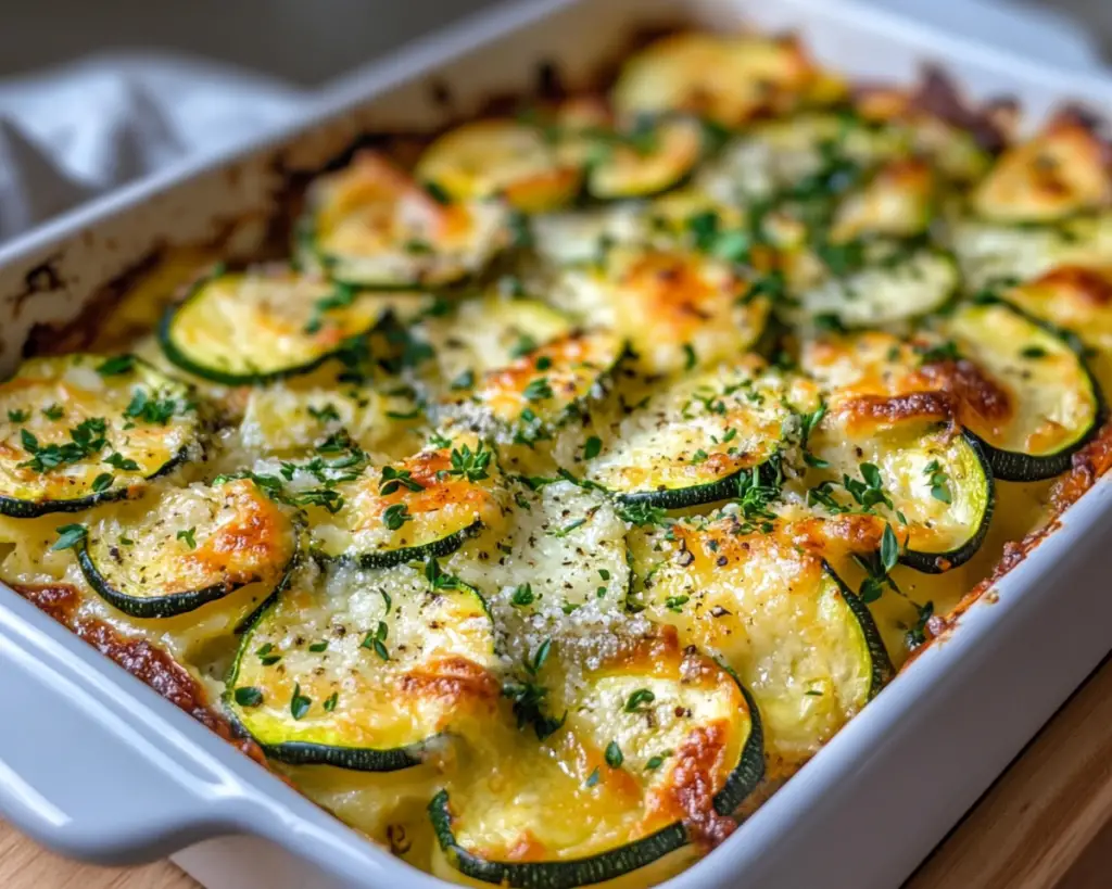 Want Hearty Casserole Delight With Zucchini?
