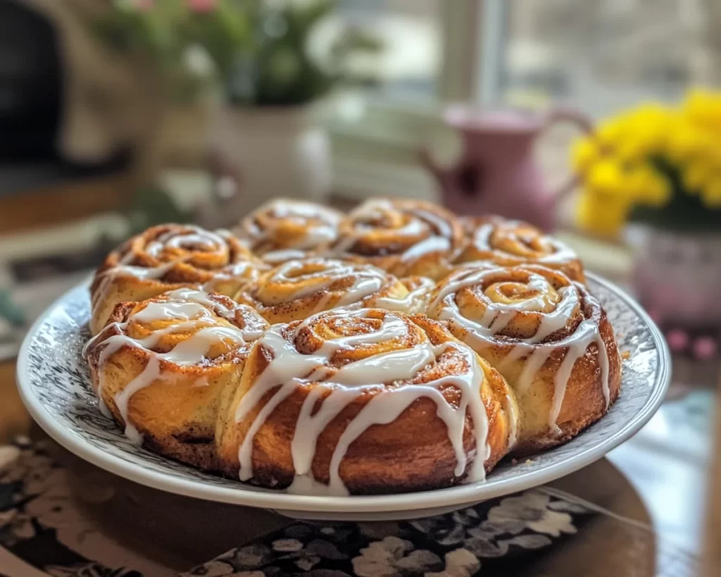 Easter Bunny Cinnamon Rolls