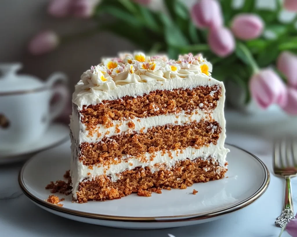 Spring Cake: Carrot Cake Sheet Cake (Easy)