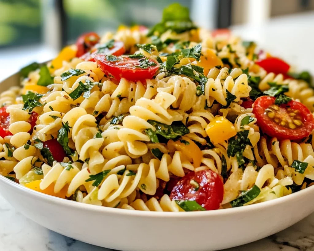 Summer Side Dishes: Lemon Vinegarette Pasta Salad