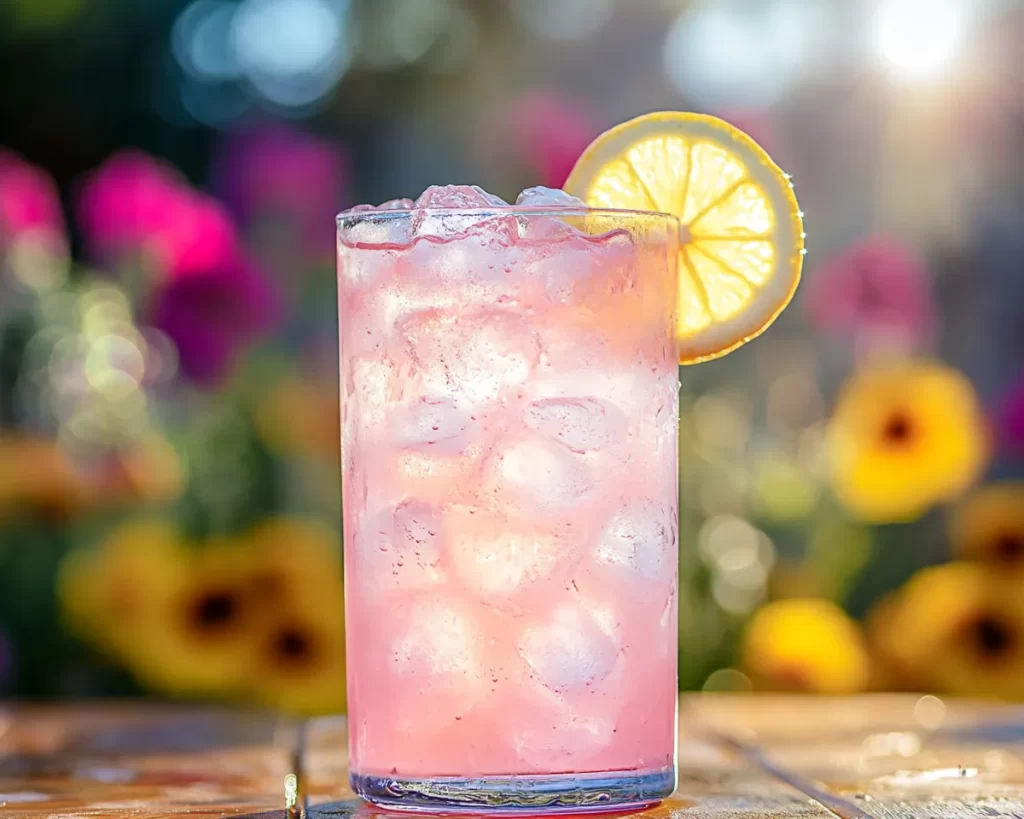 Spring Drinks: Iced Pink Lemon Drink