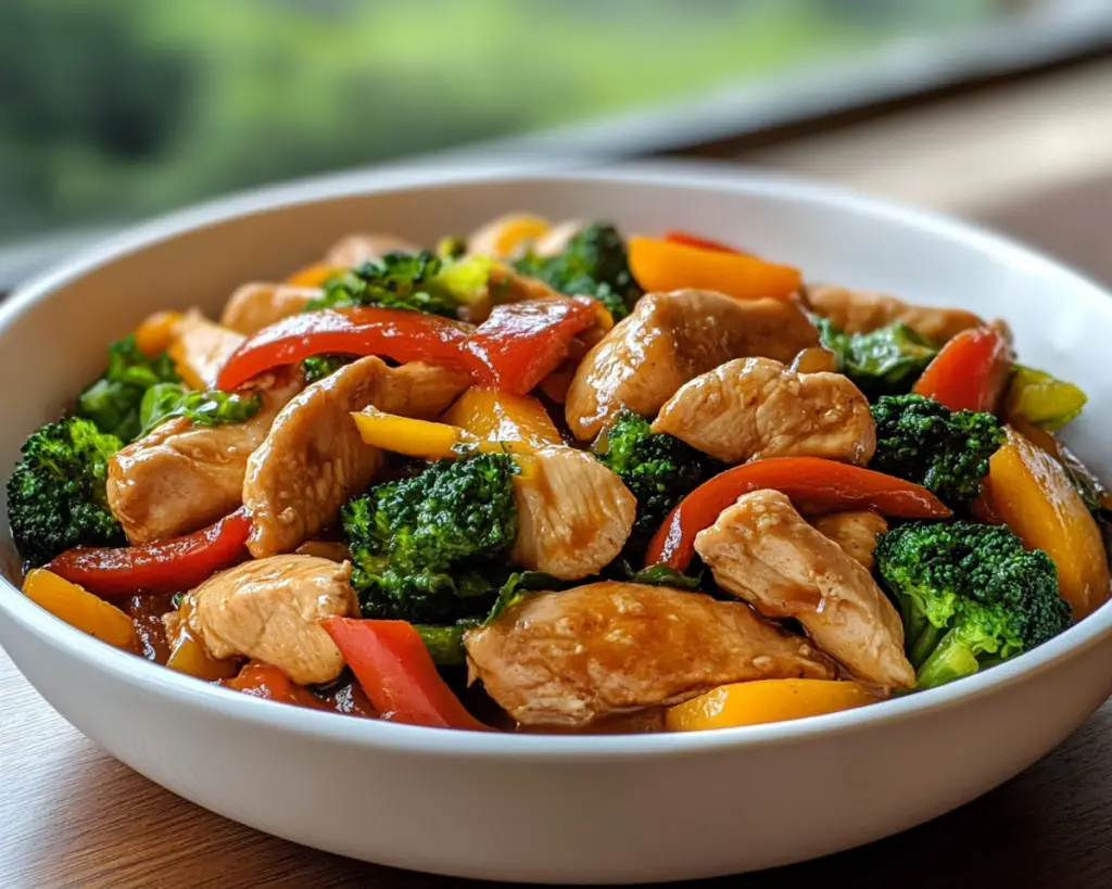 Healthy Chicken Stir Fry with Vegetables