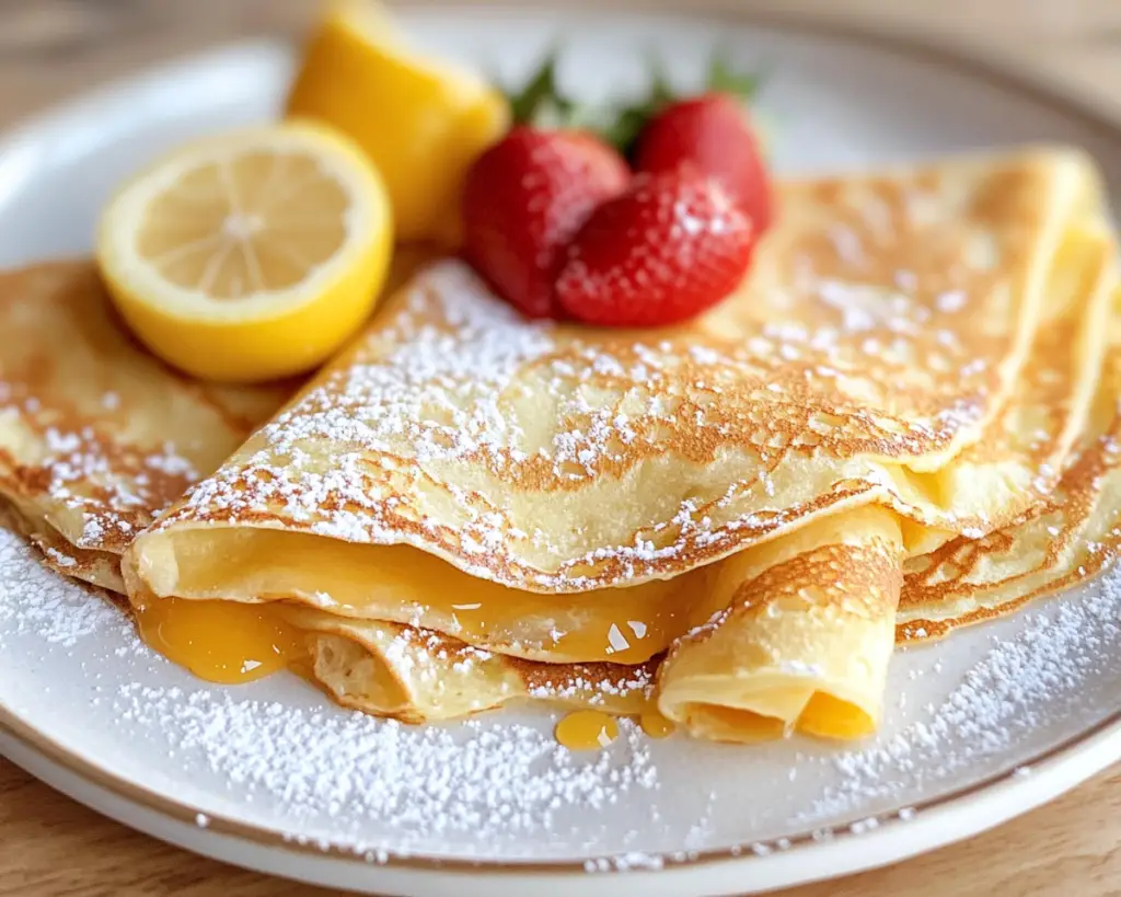 🍋 Quick Prep Lemon Curd Crepes (Citrus Breakfast or Dessert)