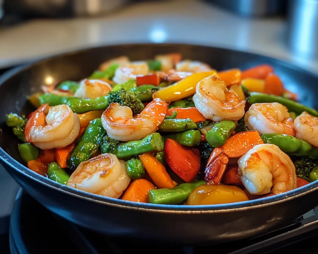 Spring Dinners: Shrimp and Veggie Stir Fry (15 Minutes)