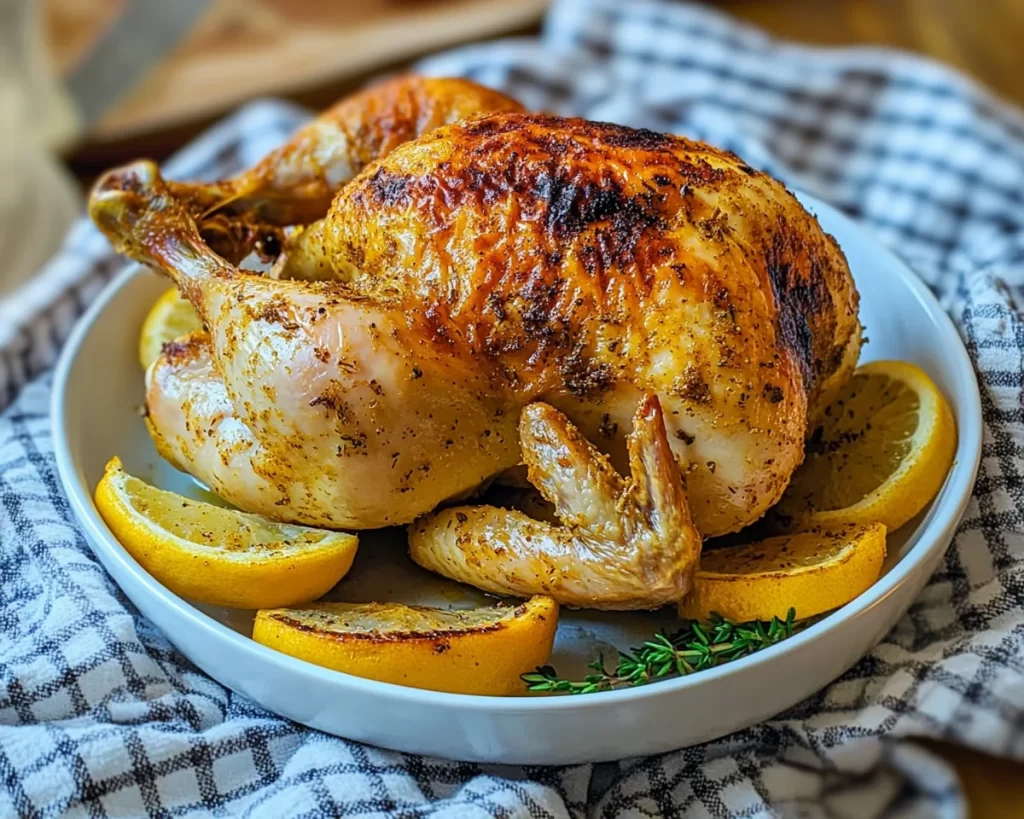 Crispy & Juicy Air Fryer Whole Chicken Recipe