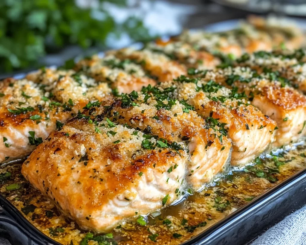 Mother’s Day Garlic Parmesan Salmon