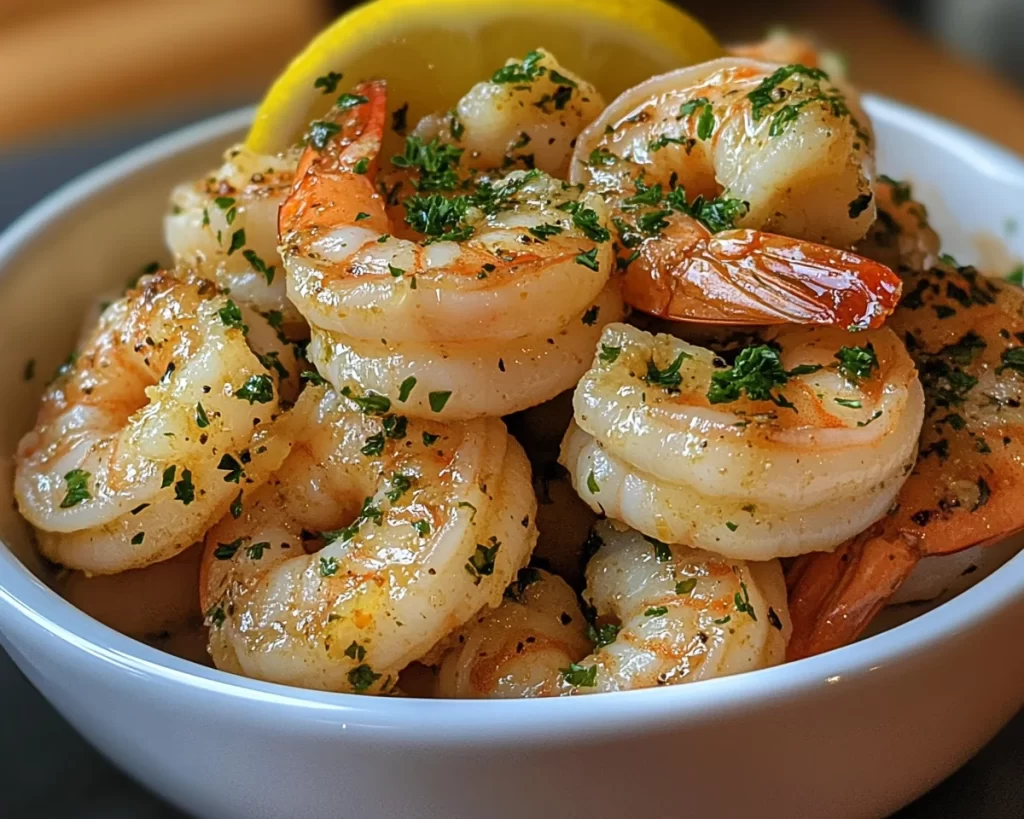 Easter Lemon Butter Shrimp