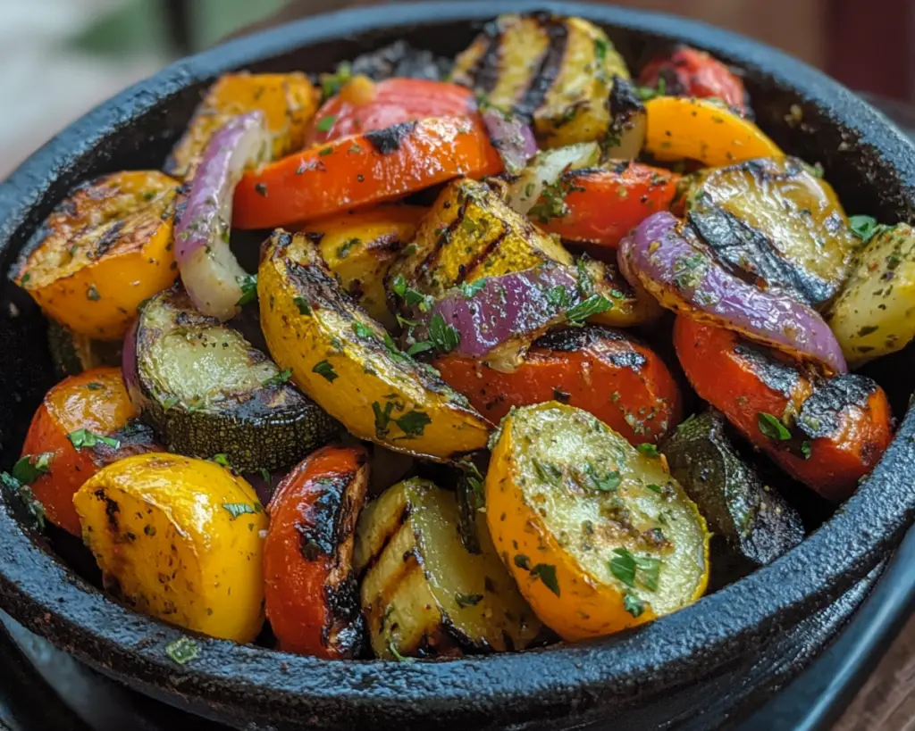 Mediterranean Grilled Vegetable Salad