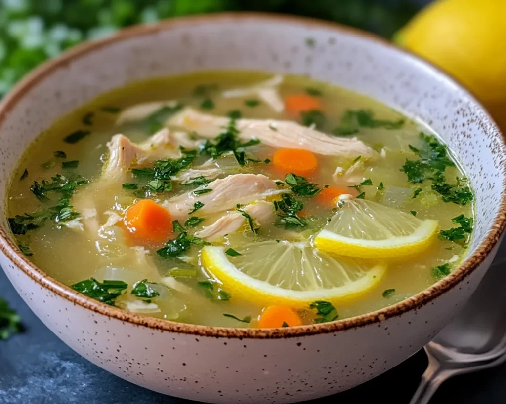 Spring Soup: Chicken Lemon Soup (Fresh)