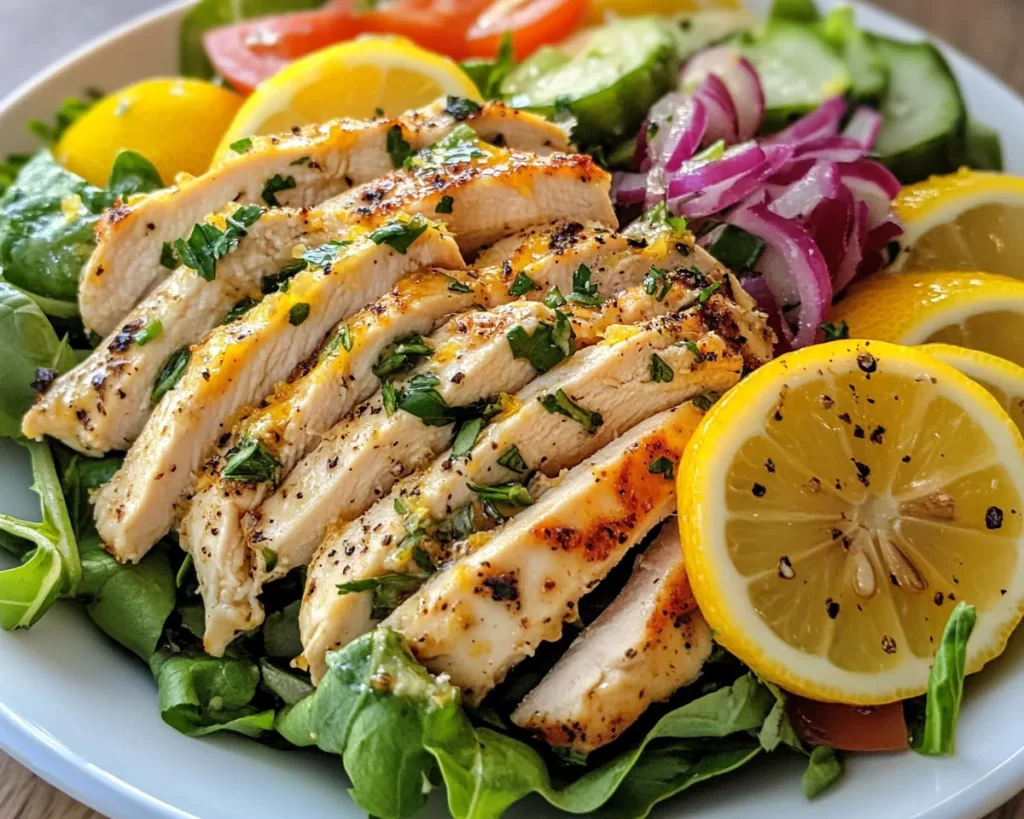 Lemon Vinegarette Dressing for Chicken Salad (Meal Prep)