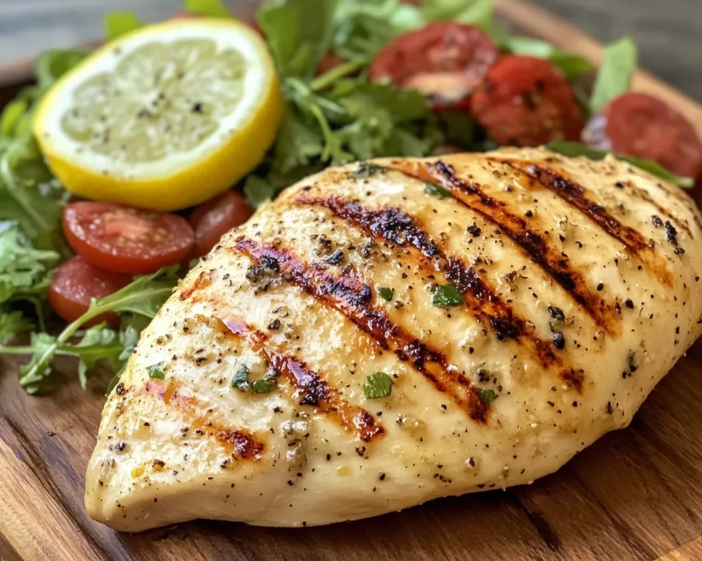 Summer Dinner Recipes: Grilled Lemon Chicken + Salad