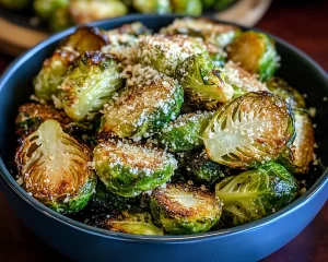 Crispy Parmesan Roasted Brussels Sprouts Recipe