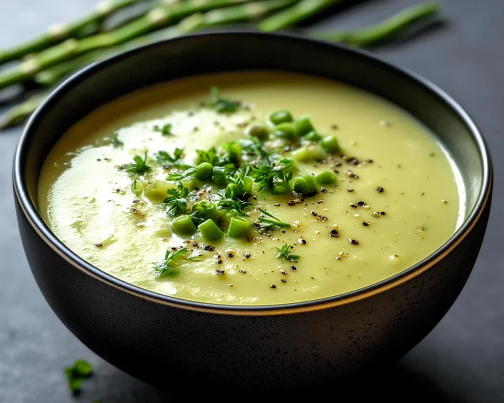 Spring Soup: Creamy Asparagus Soup (Light + Easy)