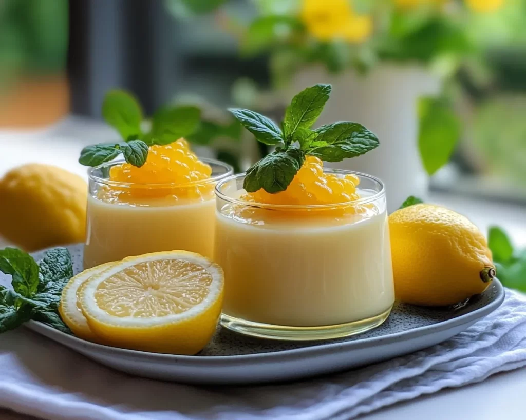Spring Dessert: Lemon Pudding Cups (Easy)
