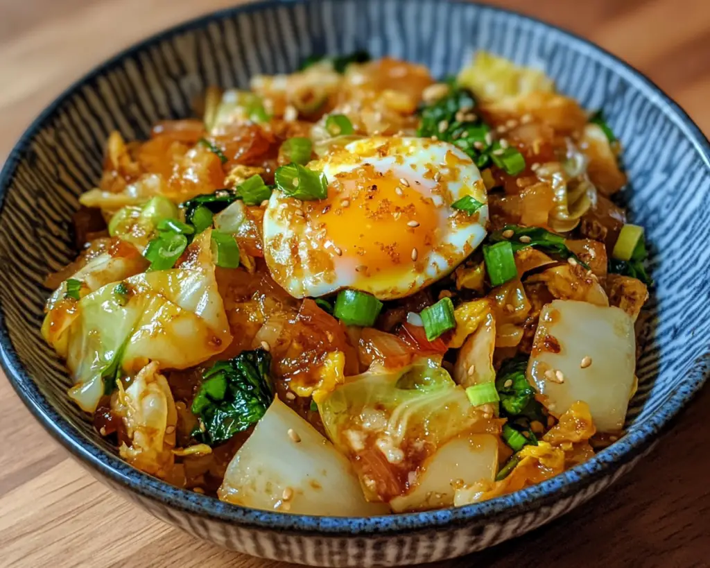 What Makes This Cabbage Egg Stir Fry So Delightful?