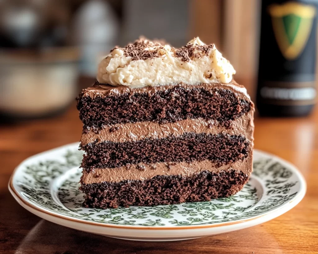 St Patrick’s Day Guinness Chocolate Cake