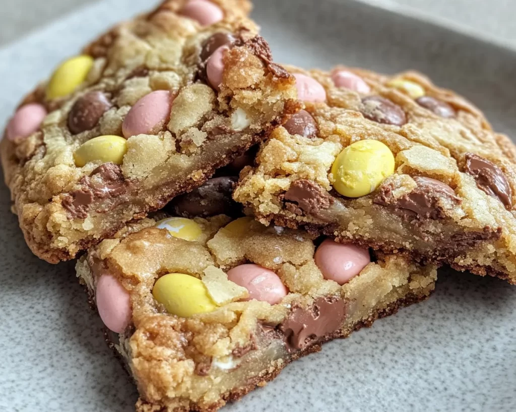 Cadbury Egg Cookies: Easter Mini Egg Cookie Bars