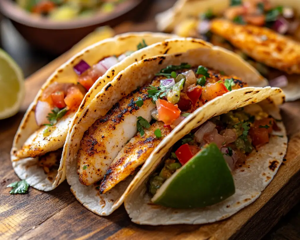 Cajun Fish Tacos 🌮🔥 (Spicy & Flavorful)