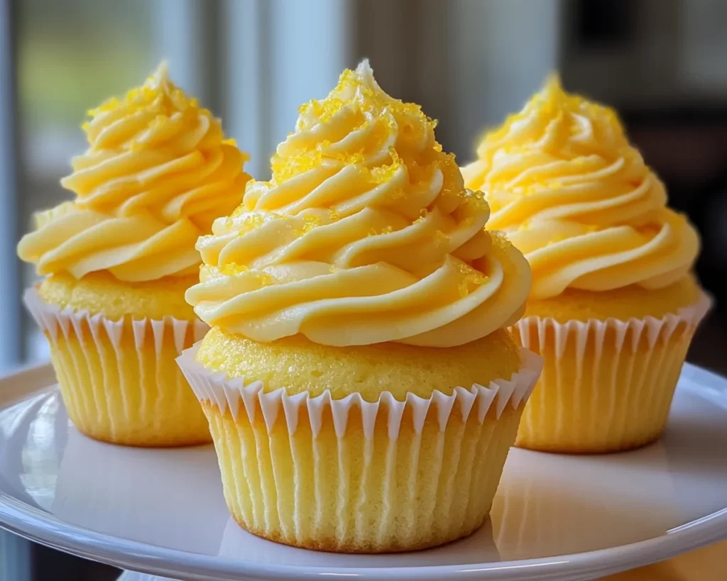 Spring Cupcakes: Lemon Cream Cupcakes