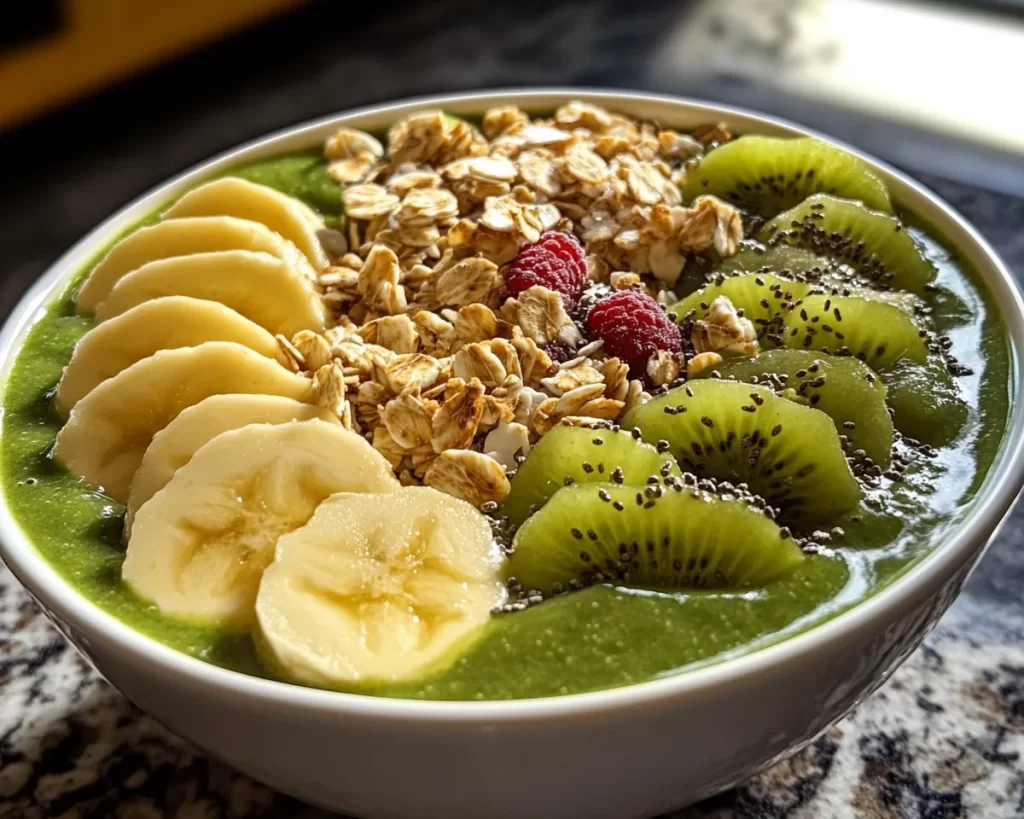 St Patrick’s Day Green Smoothie Bowl
