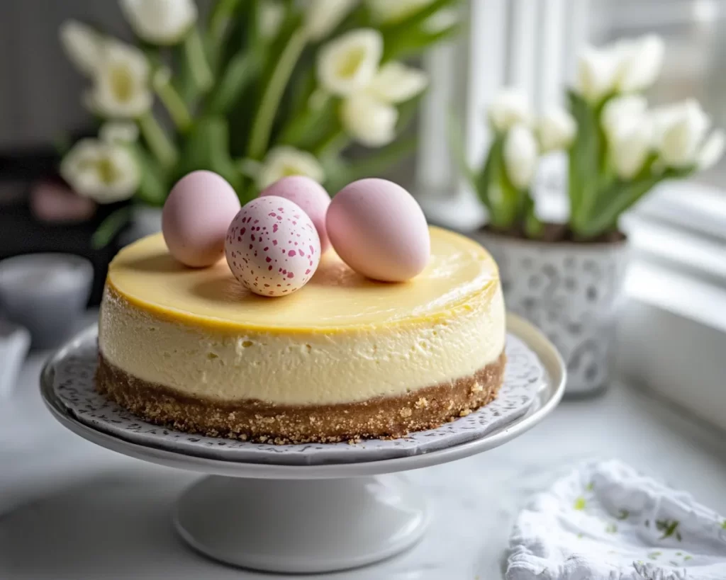 Easter Vanilla Bean Cheesecake