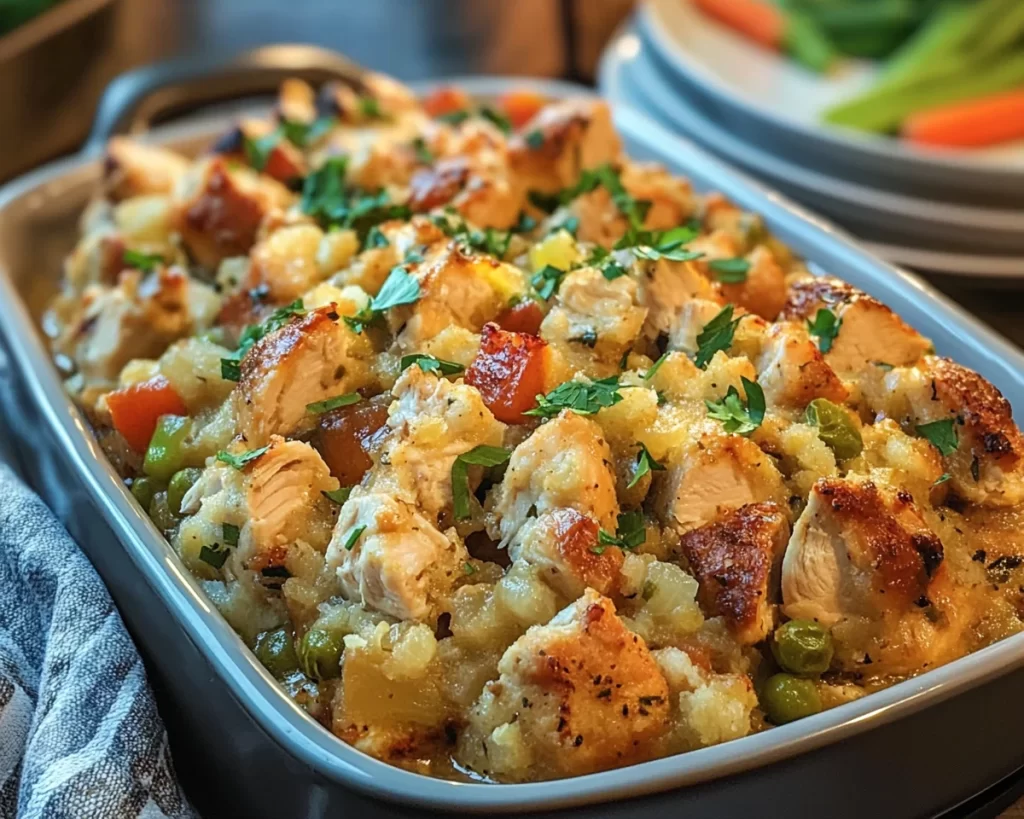 Cozy Slow Cooker Chicken Stuffing Recipe