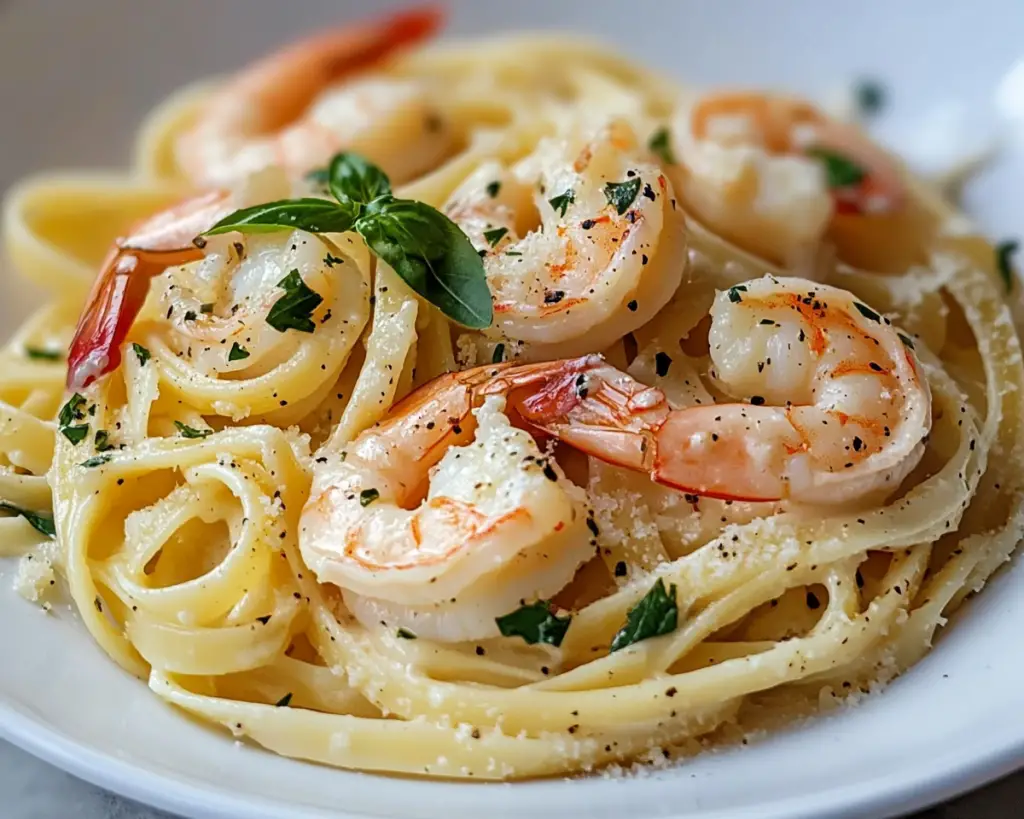 Want Creamy Parmesan Shrimp Pasta You'll Crave?