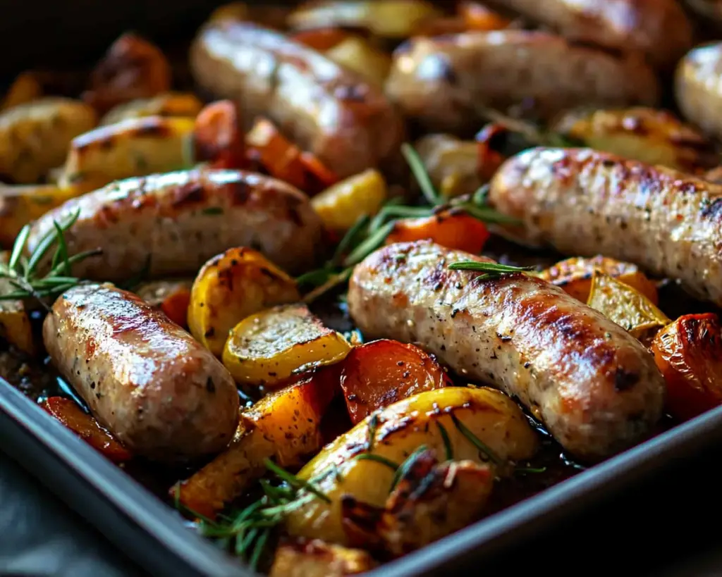 One-Pan Sausage and Roasted Vegetables