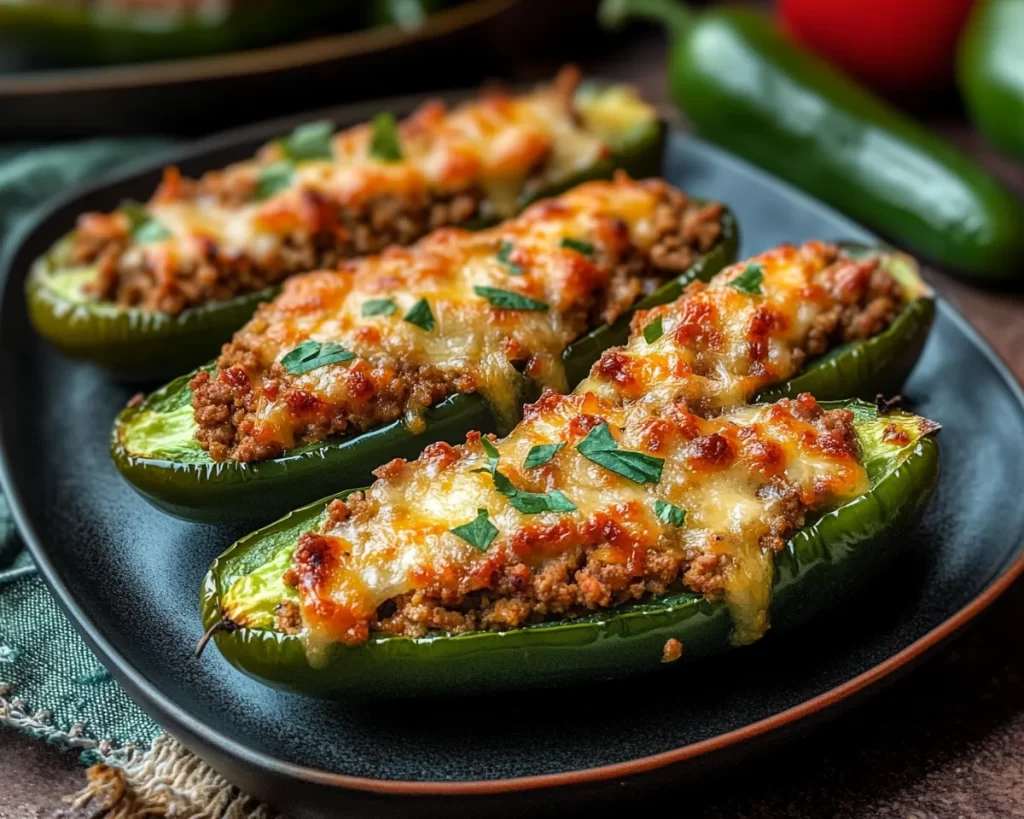 Best Ground Turkey Stuffed Jalapeno Peppers