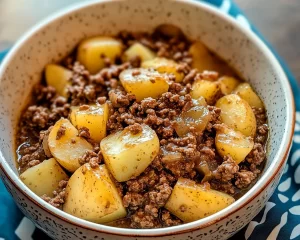 Juicy Crockpot Ground Beef And Potato