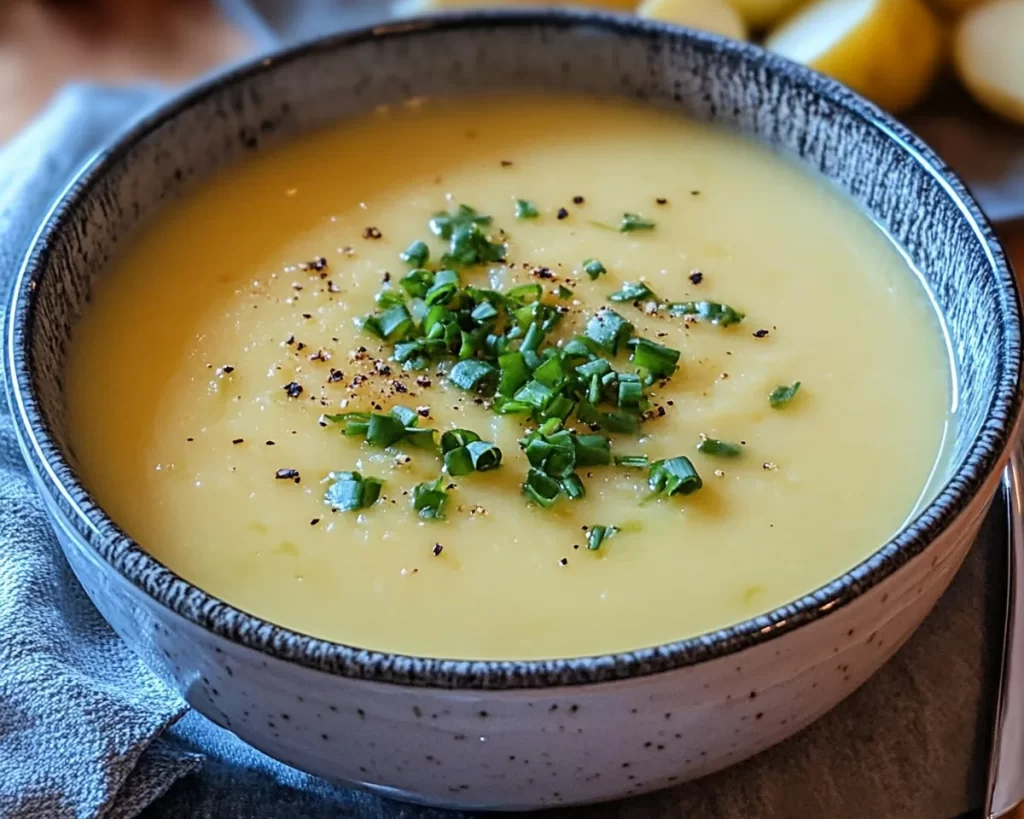 Cozy Simple Potato Leek Soup Recipe