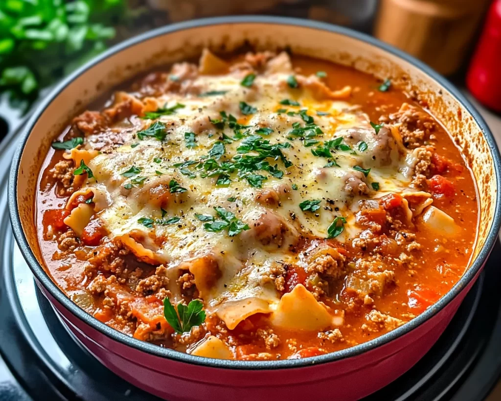 The Best One-Pot Lasagna Soup Recipe