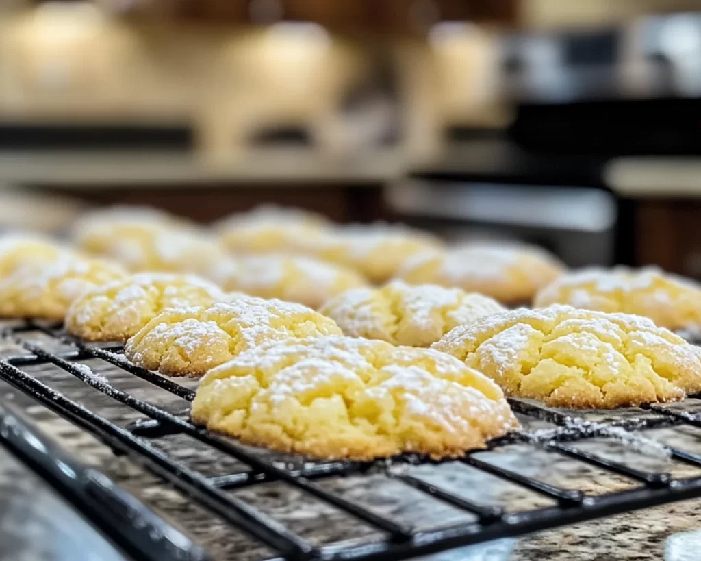 Spring Cookies: Soft Lemon Crinkle Cookies