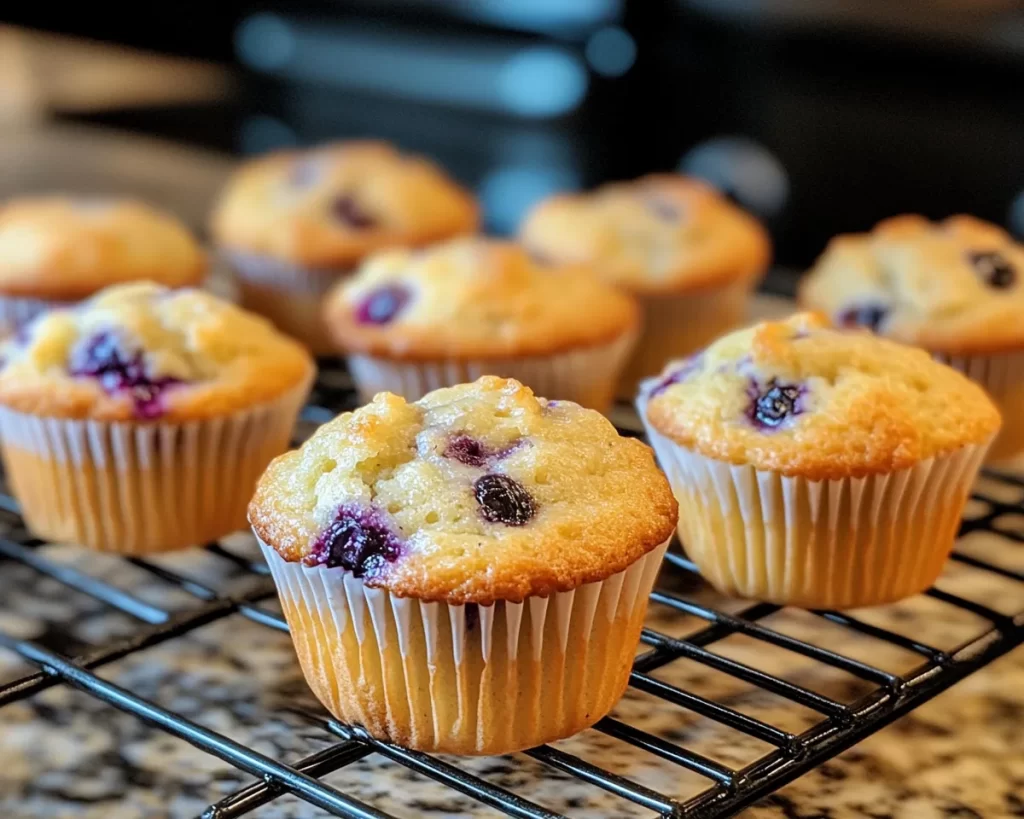 Easter Lemon Blueberry Muffins