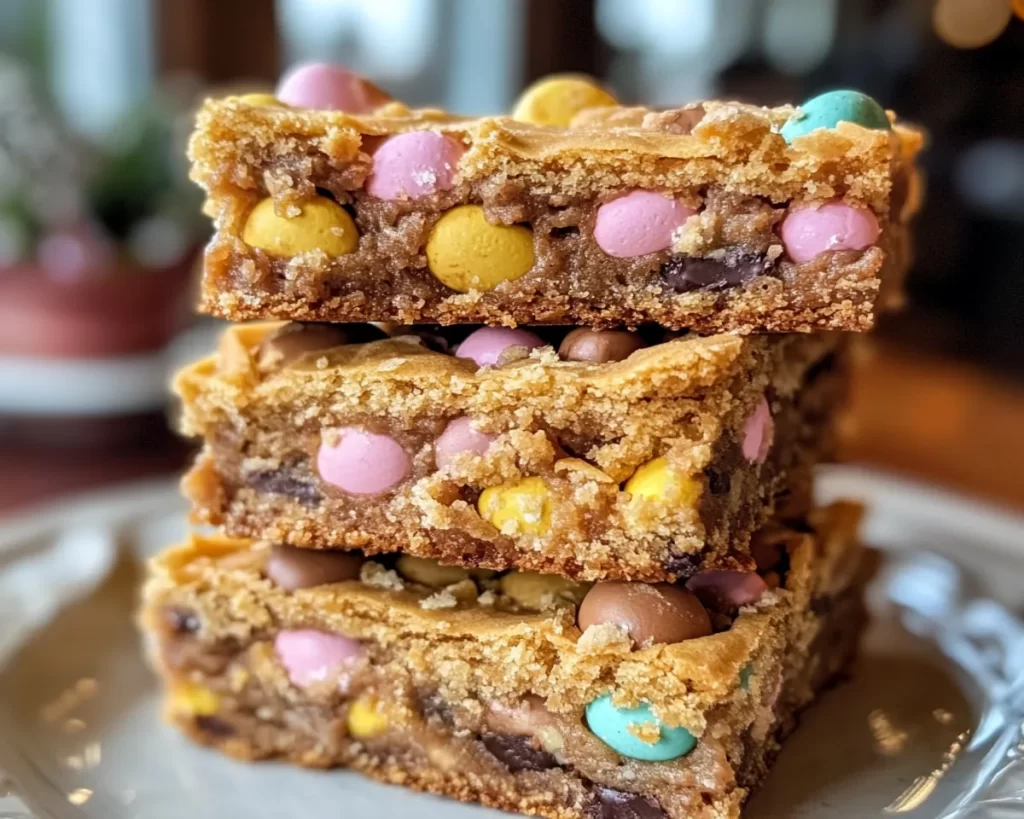 Spring Cookies: Cadbury Egg Cookie Bars (Easy)