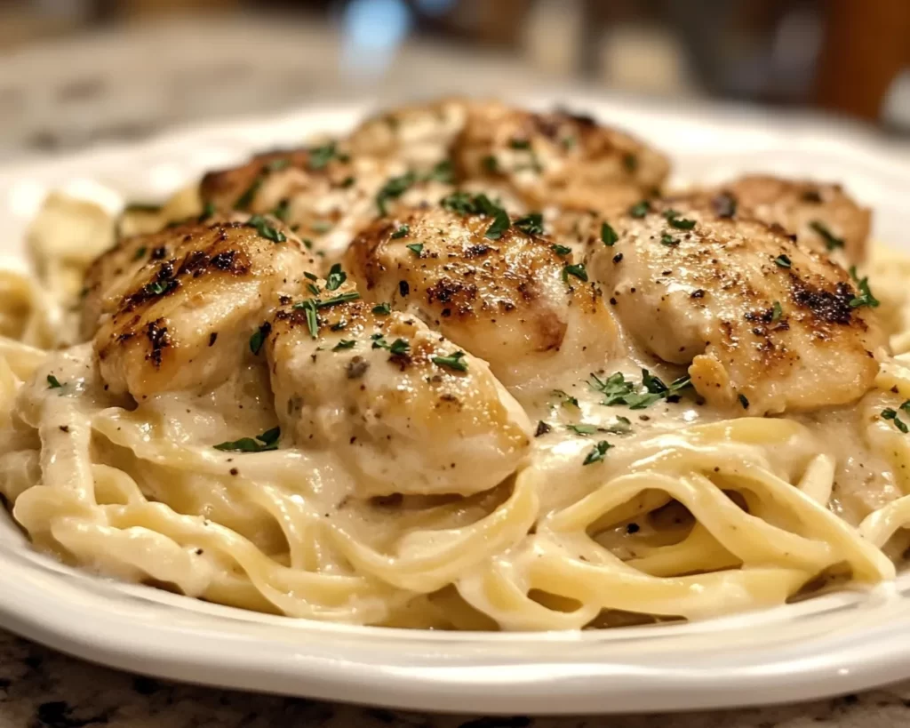 Spring Dinner Party Chicken Alfredo