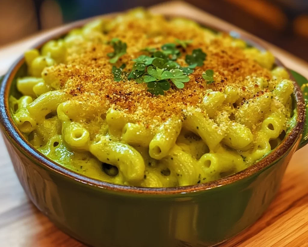St Patrick’s Day Green Mac and Cheese